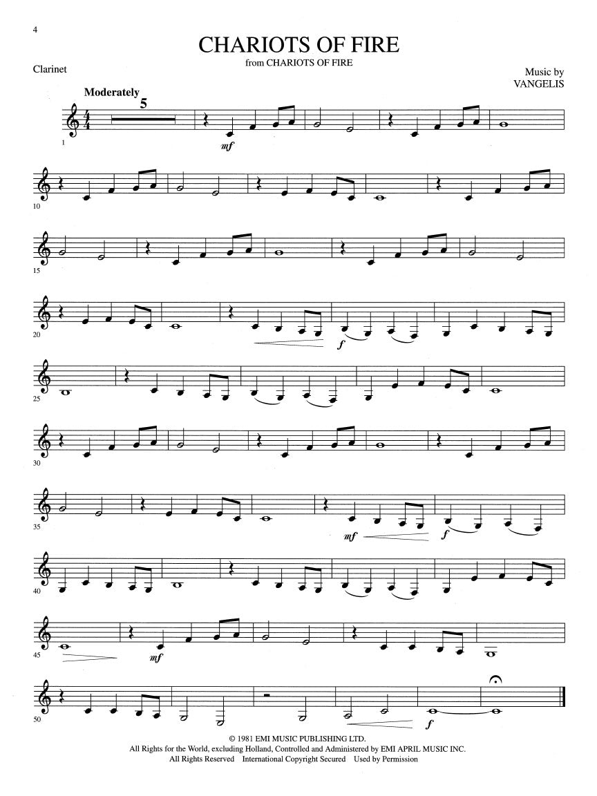Favorite Movie Themes For Clarinet Play Along Book/Ola