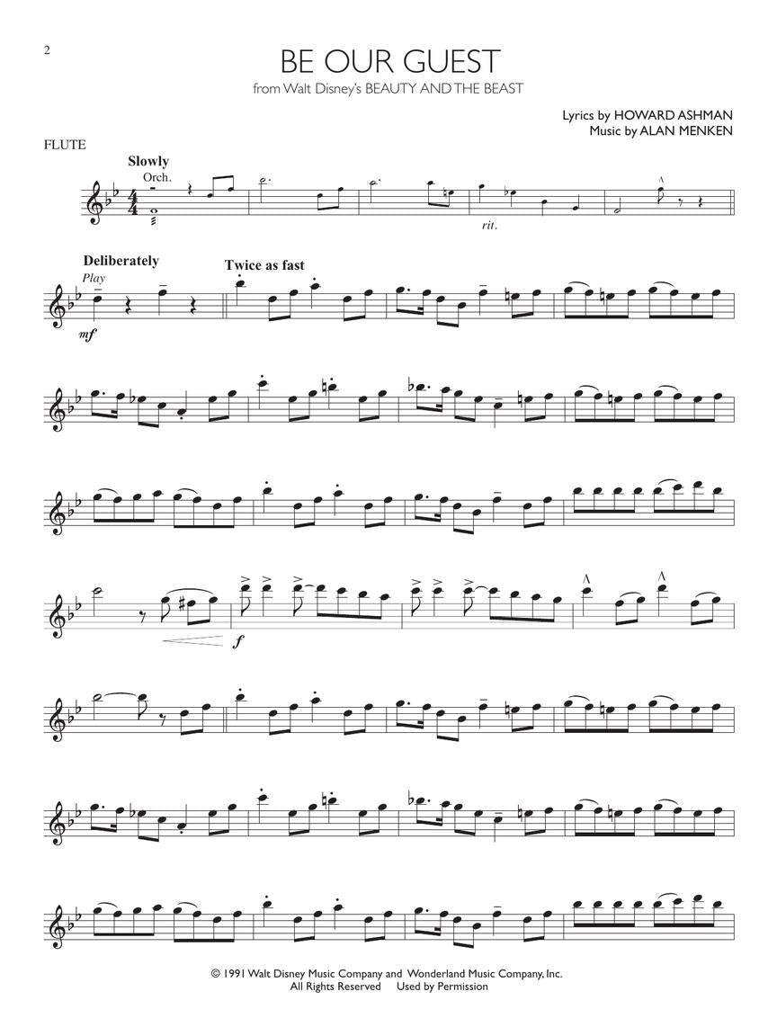 Disney Solos - Flute Play Along Book/Ola