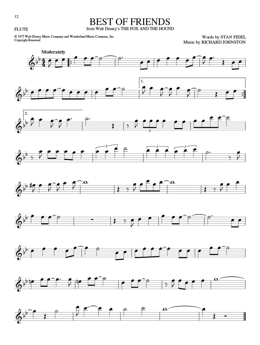 Big Book Of Disney Songs Flute