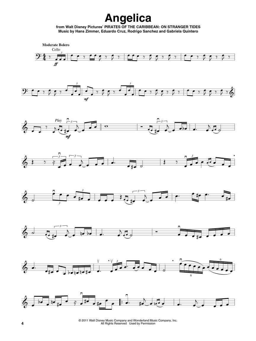 Pirates Of The Caribbean - Violin Play Along Book/Ola