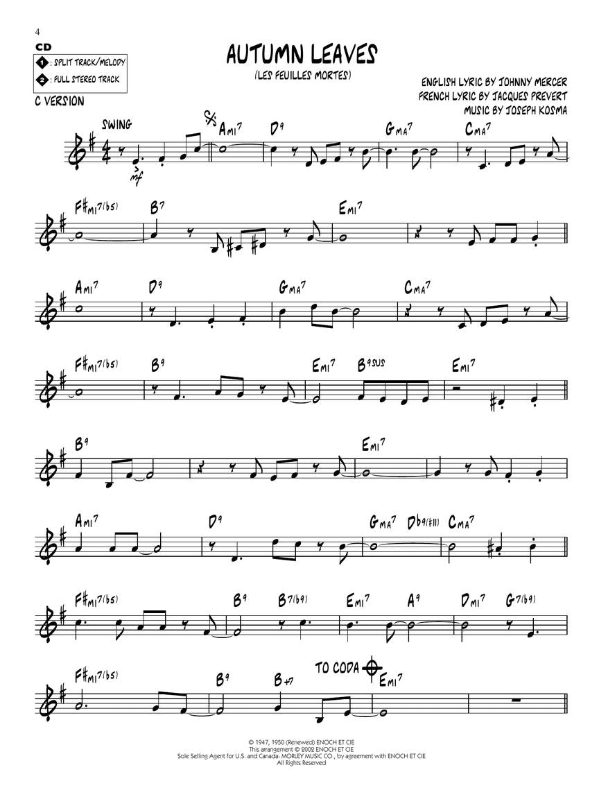 Essential Jazz Standard Volume 7 - Play Along Book/Cd