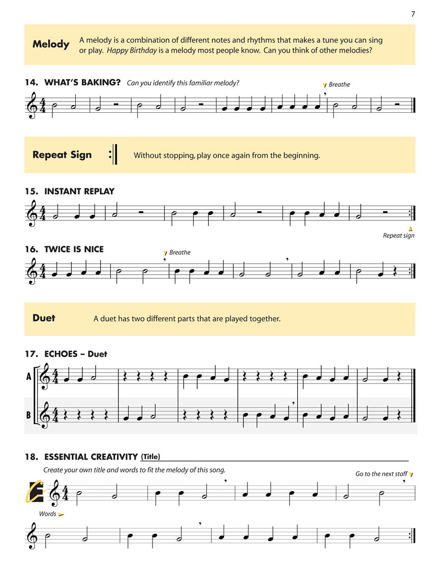 Essential Elements Recorder - Student Book 1