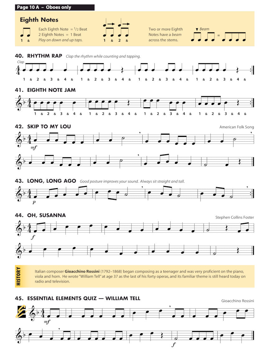 Essential Elements For Band - Oboe Book 1 (Book & EEi)