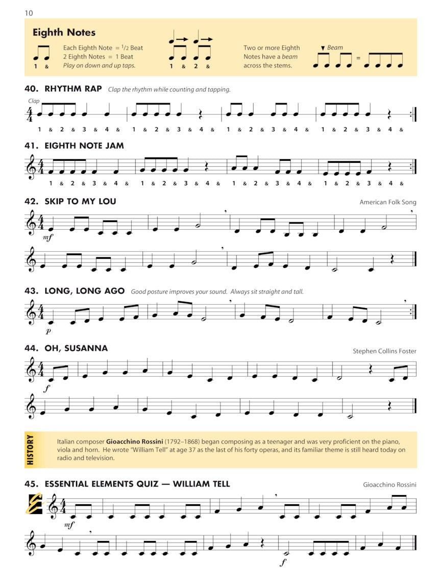 Essential Elements For Band - Bass Clarinet Book 1 (Book & EEi)