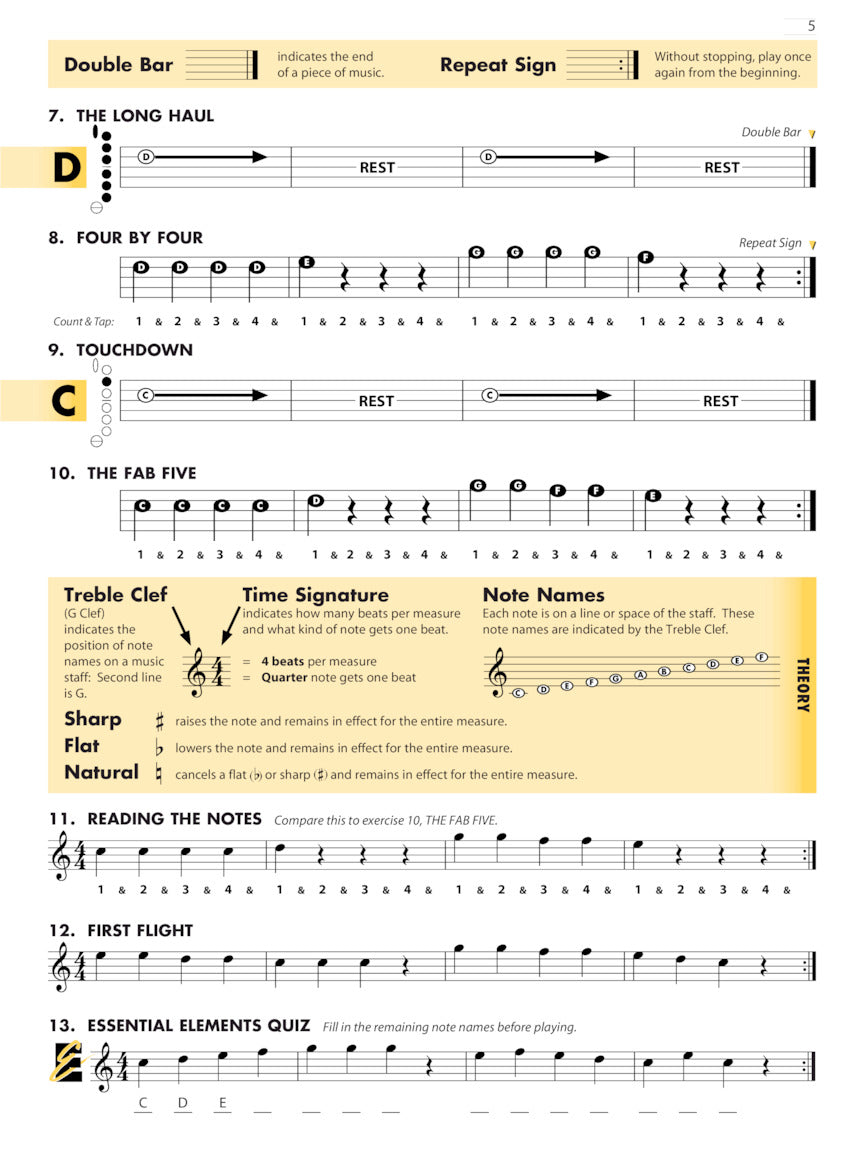 Essential Elements For Band - Tenor Saxophone Book 1 (Book & EEi)