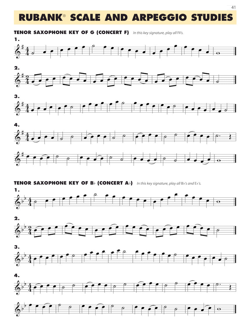 Essential Elements For Band - Tenor Saxophone Book 1 (Book & EEi)