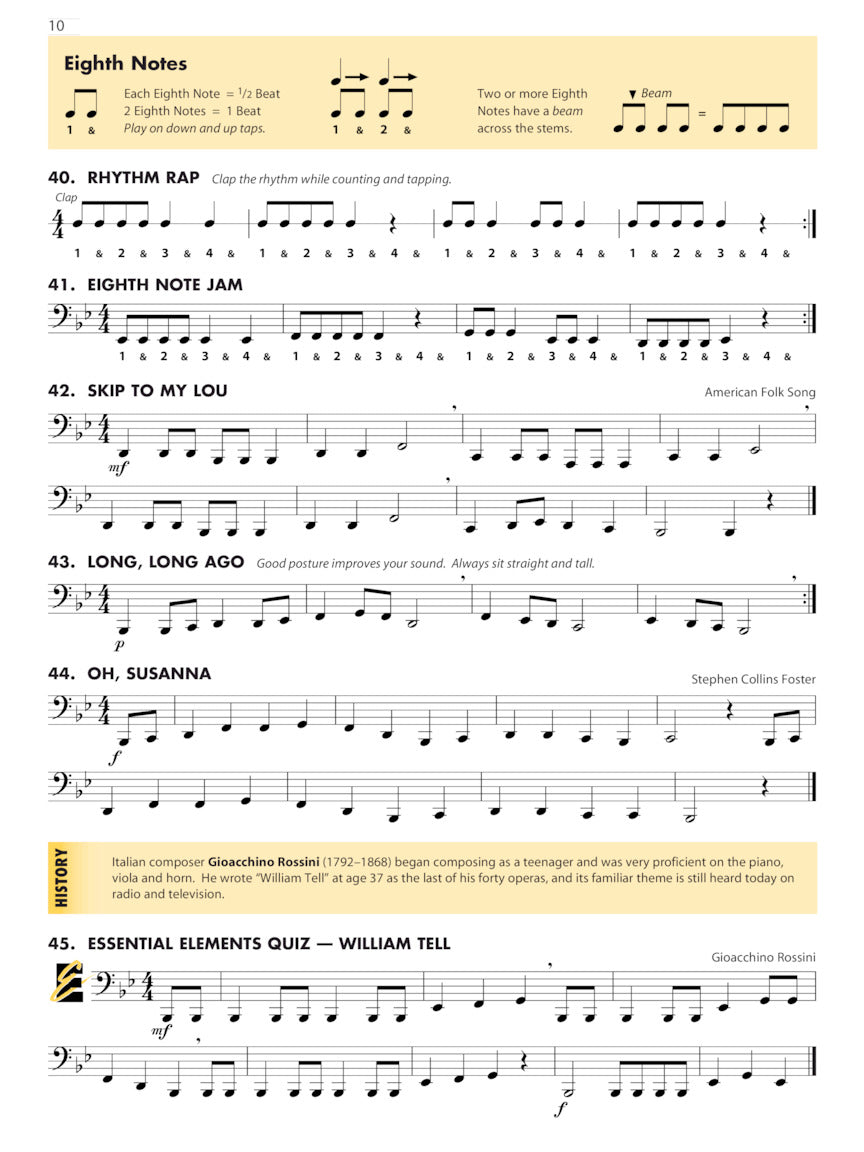 Essential Elements For Band - Tuba Book 1 (Book & EEi)