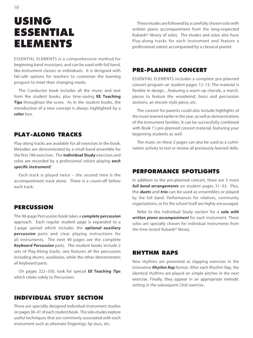 Essential Elements For Band - Conductor Book 2 (Book & EEi)