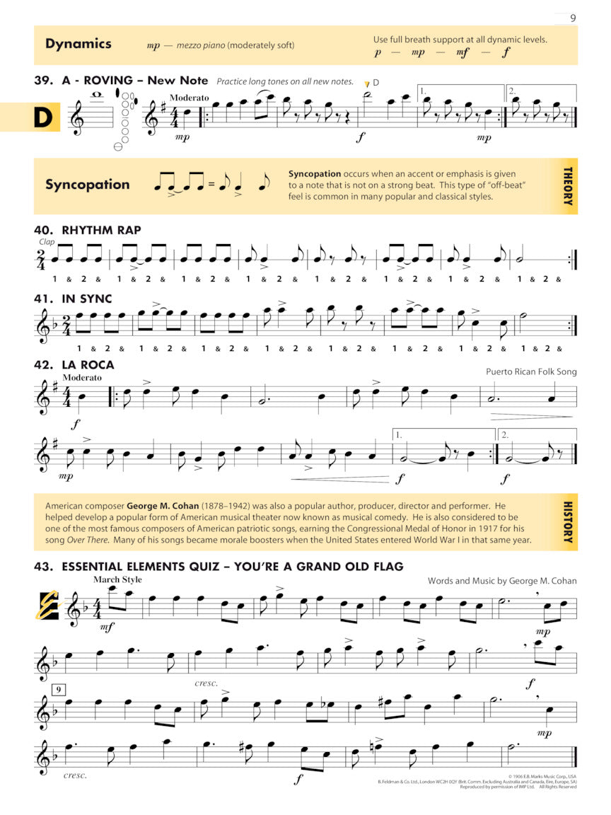 Essential Elements For Band - Tenor Saxophone Book 2 (Book & EEi)