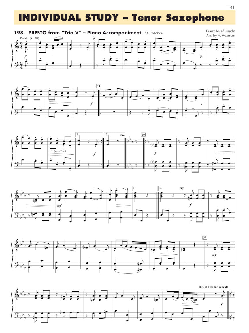 Essential Elements For Band - Tenor Saxophone Book 2 (Book & EEi)