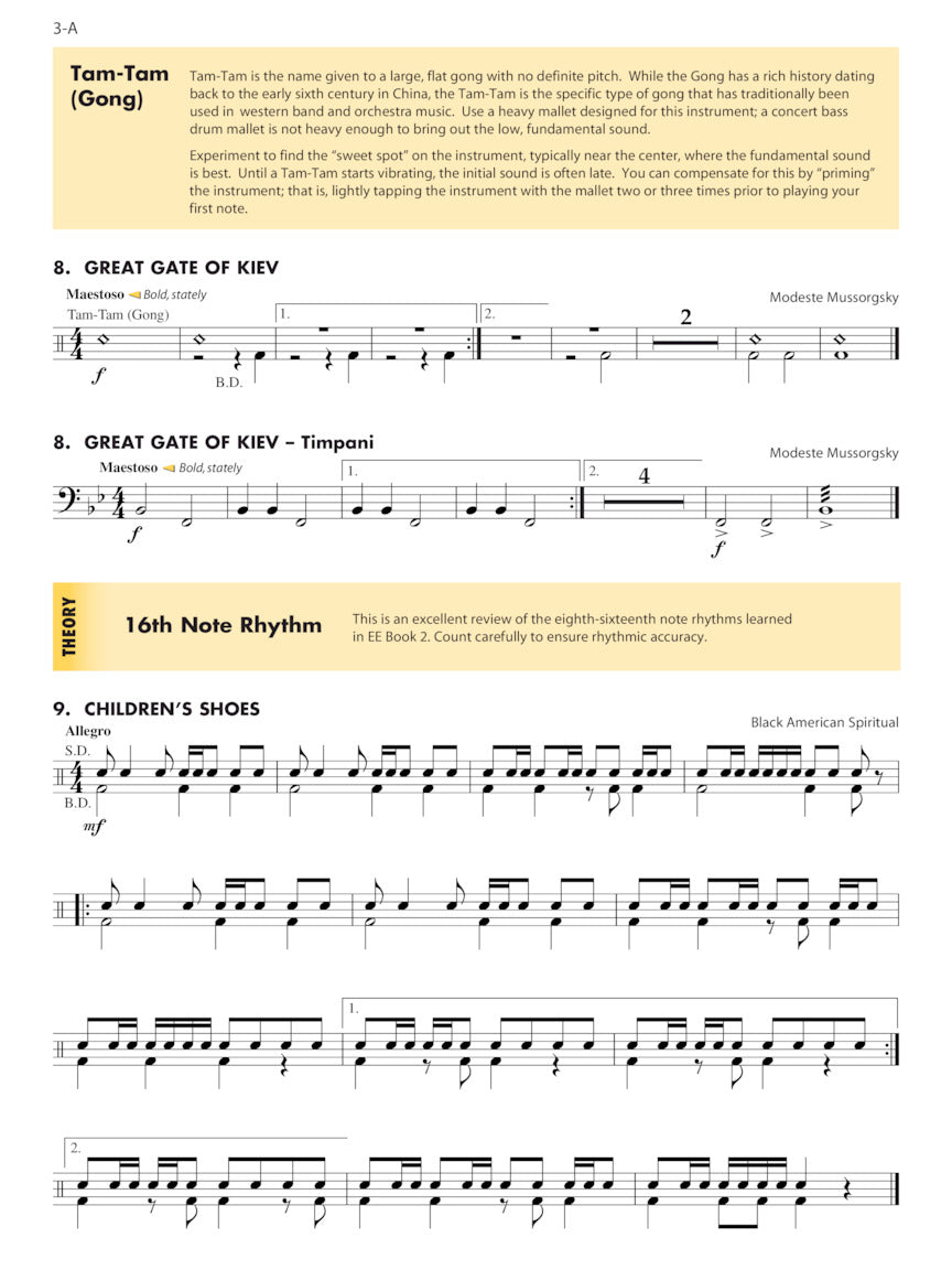 Essential Technique For Band - Book 3 Percussion (Book/ EEi Media)