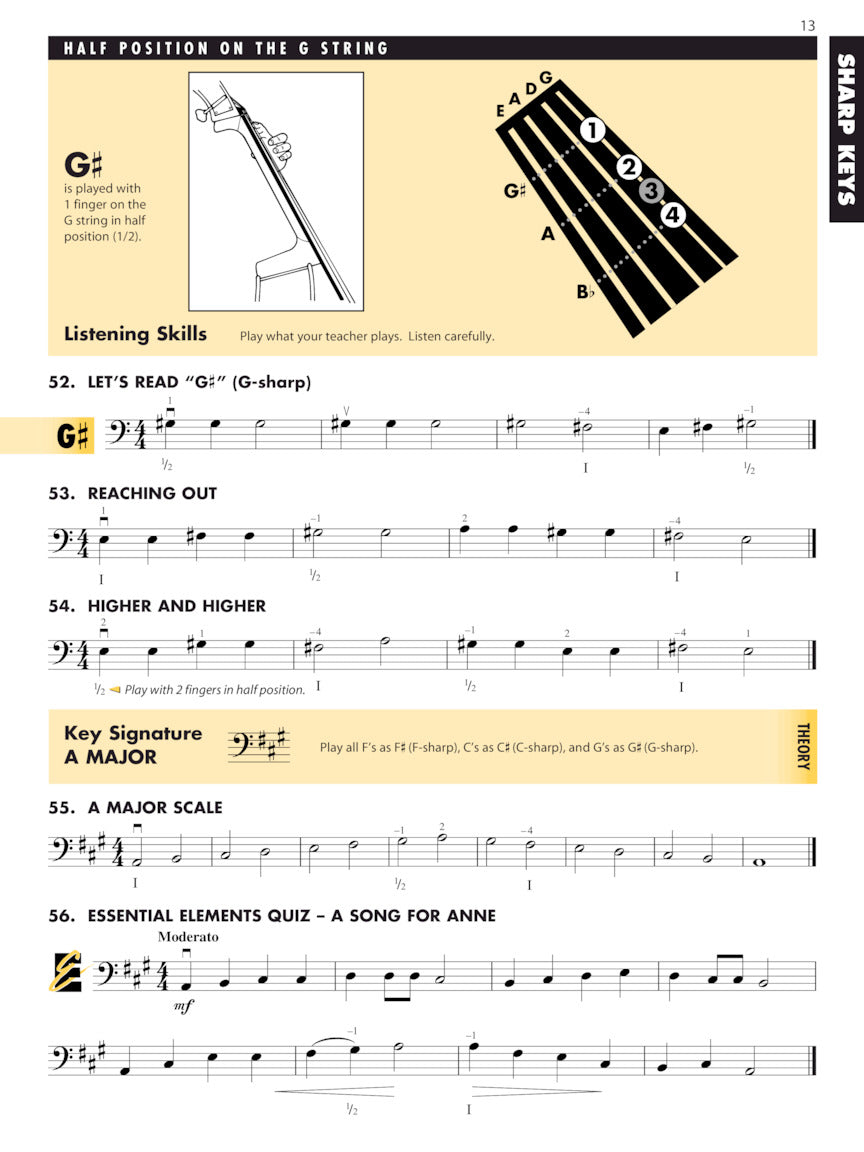 Essential Elements For Strings - Book 2 Double Bass (EEi Media)