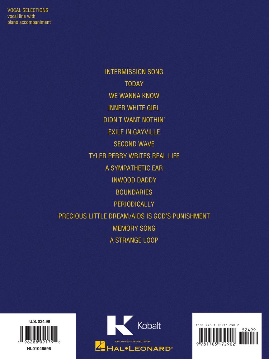A Strange Loop Vocal Selections Book