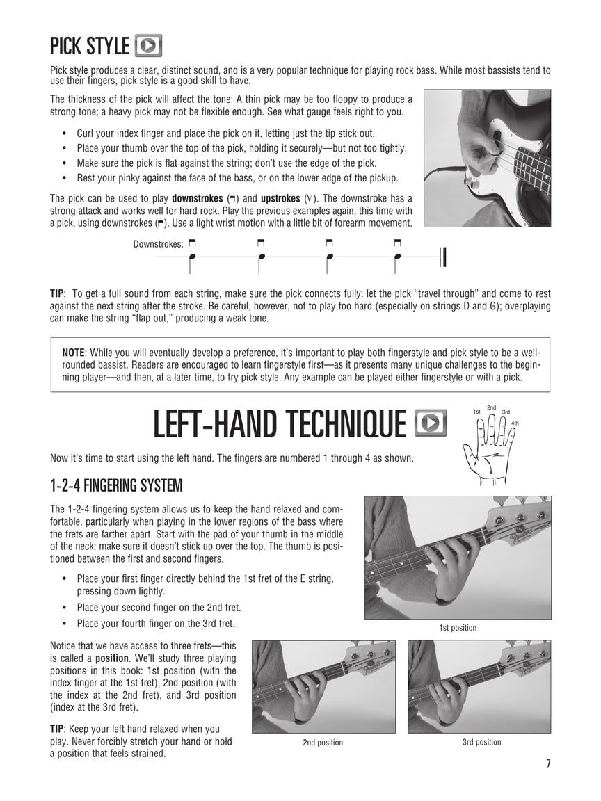 Hal Leonard Bass Tab Method - Book 1 Deluxe Beginner Edition (Book/Olm)