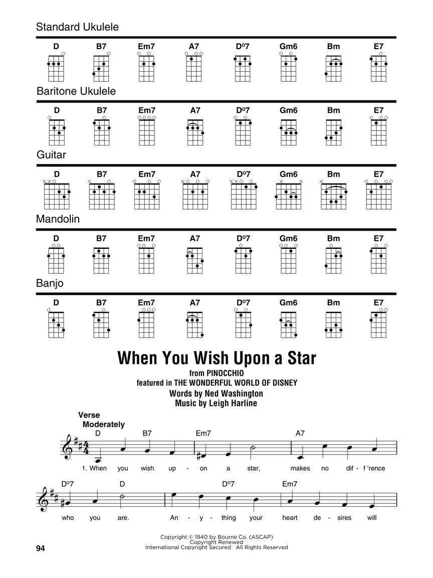 Disney Songs - Strum Together Book