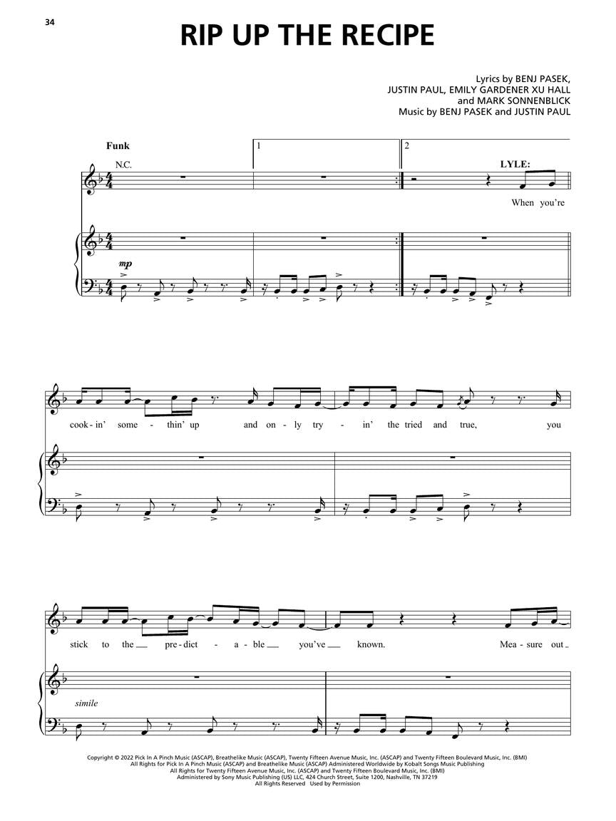 Lyle, Lyle, Crocodile - Piano & Vocal Songbook