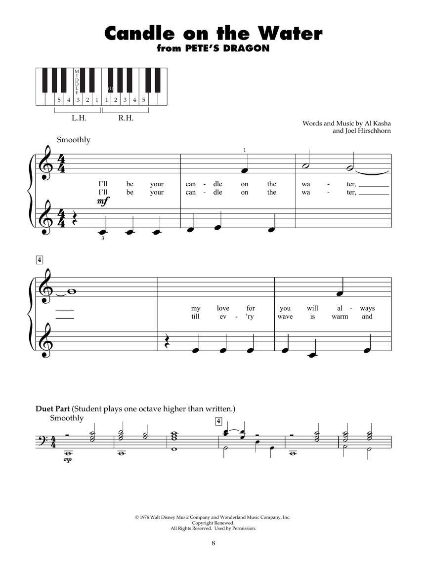 Disney Movie Fun  - Five Finger Piano With Lyrics Book (2nd Edition)