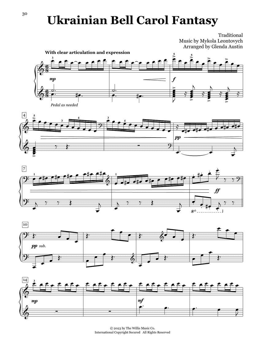 Uplifting Piano Solos - 10 Inspiring Arrangements Book