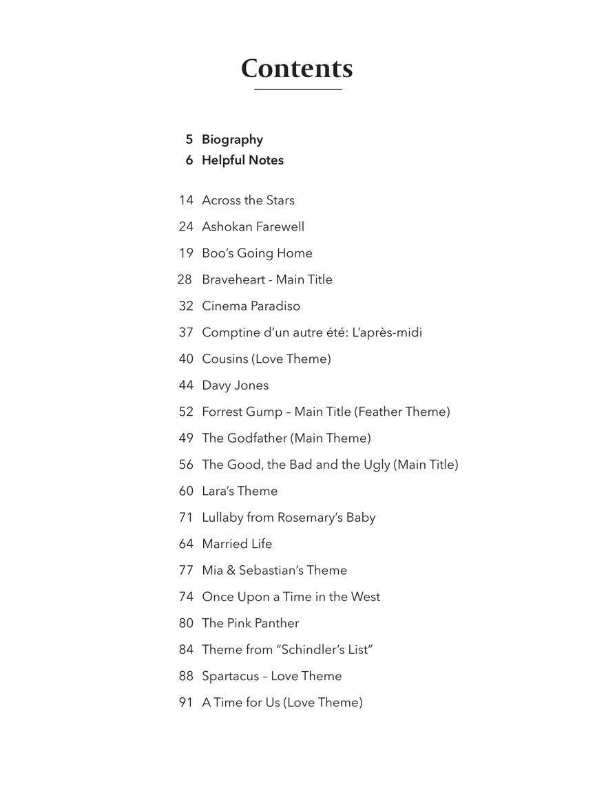 Movie Themes for Classical Guitar Book