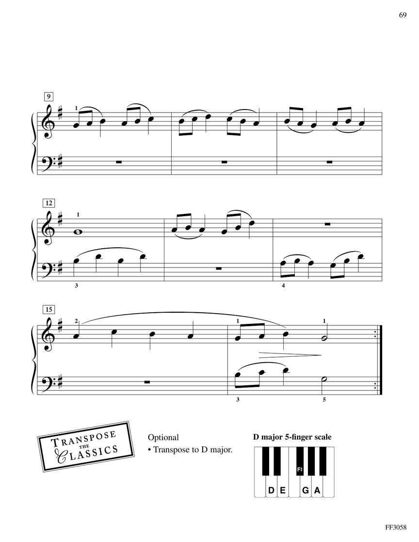 Faber - Preparatory Piano Sight Reading Book