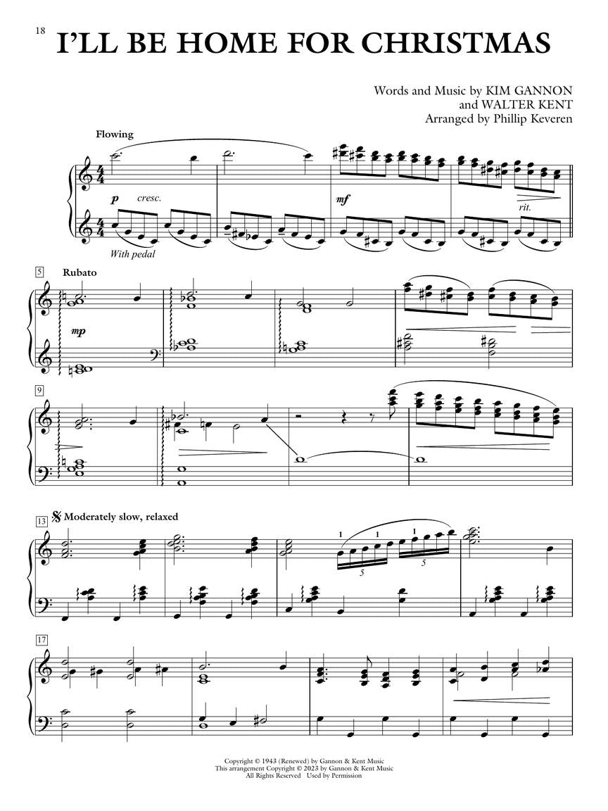 Christmas Standards - Keveren Piano Songbook