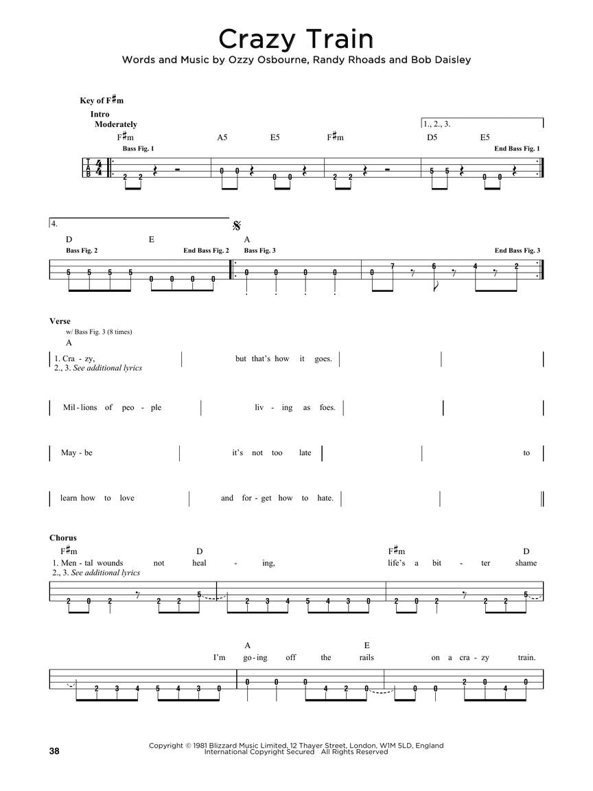 Next First 50 Songs You Should Play On Bass Book