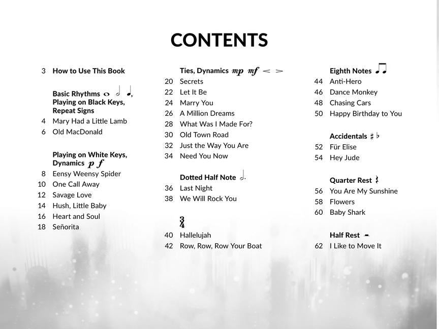 Piano Songs for the Very Beginner Book/Ola