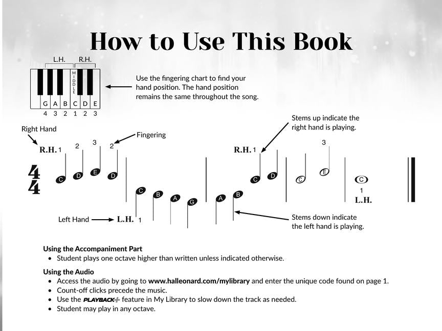 Piano Songs for the Very Beginner Book/Ola