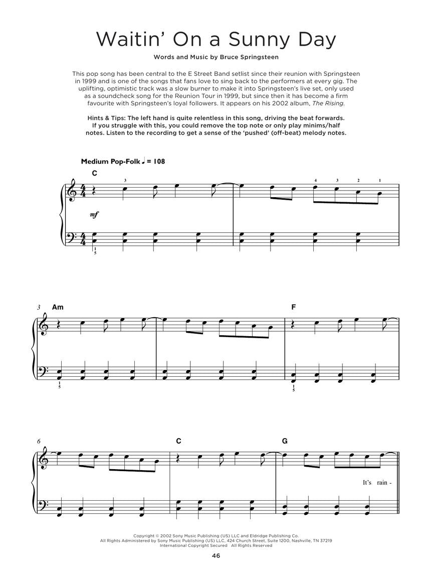 Bruce Springsteen: Really Easy Piano