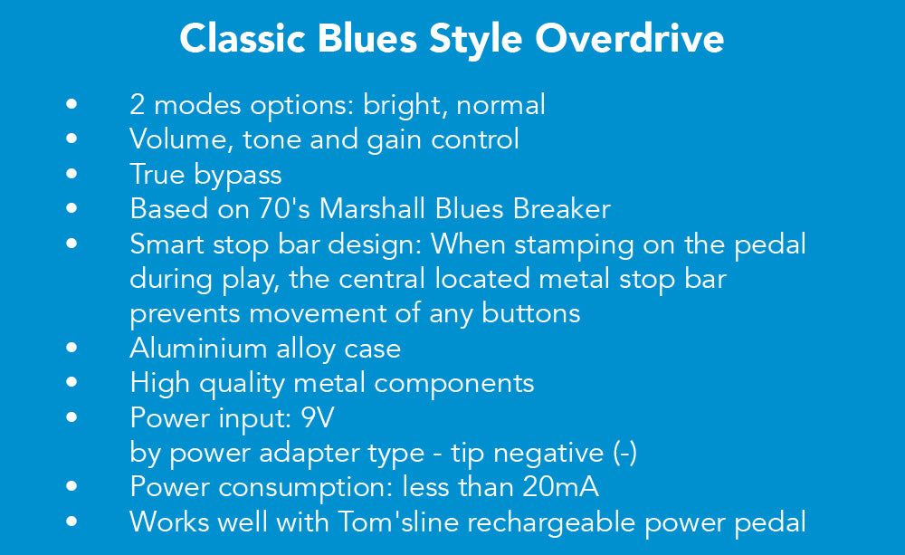 Toms Line ABY-3 Bluesy Mini Pedal