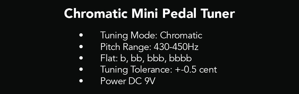 Toms Line AT-07 Mini Pedal Tuner