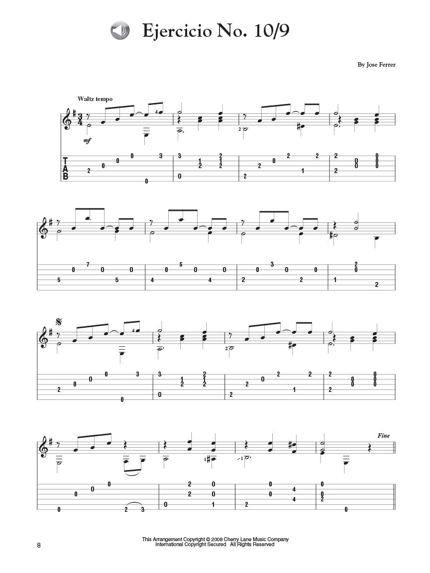 30 Easy Spanish Guitar Solos Book/Ola