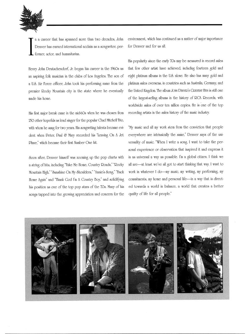 John Denver Anthology Easy Guitar Book