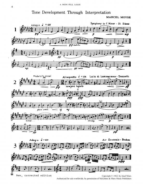 Tone Development Through Interpretation for Flute (Score & Piano Part) Book