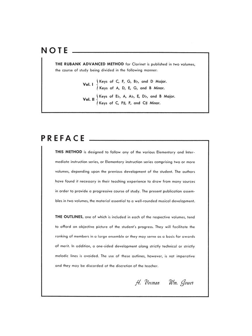 Rubank Advanced Method Clarinet Volume 1 Book Woodwind