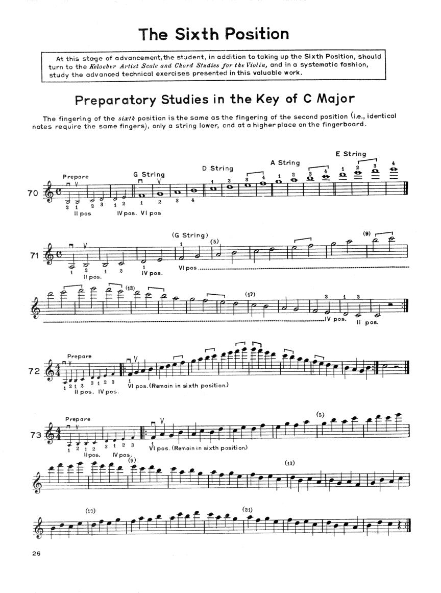 Introducing The Positions For Violin - Book 2