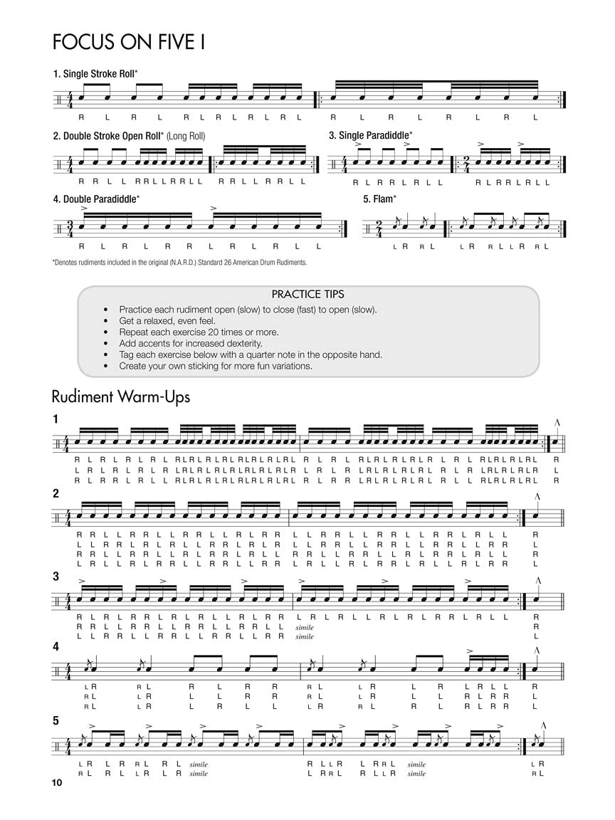 Rudimental Drum Solos For Marching Snare Drummer Book