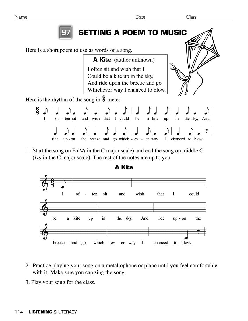 101 Music Activities And Puzzles - Reproducible Book