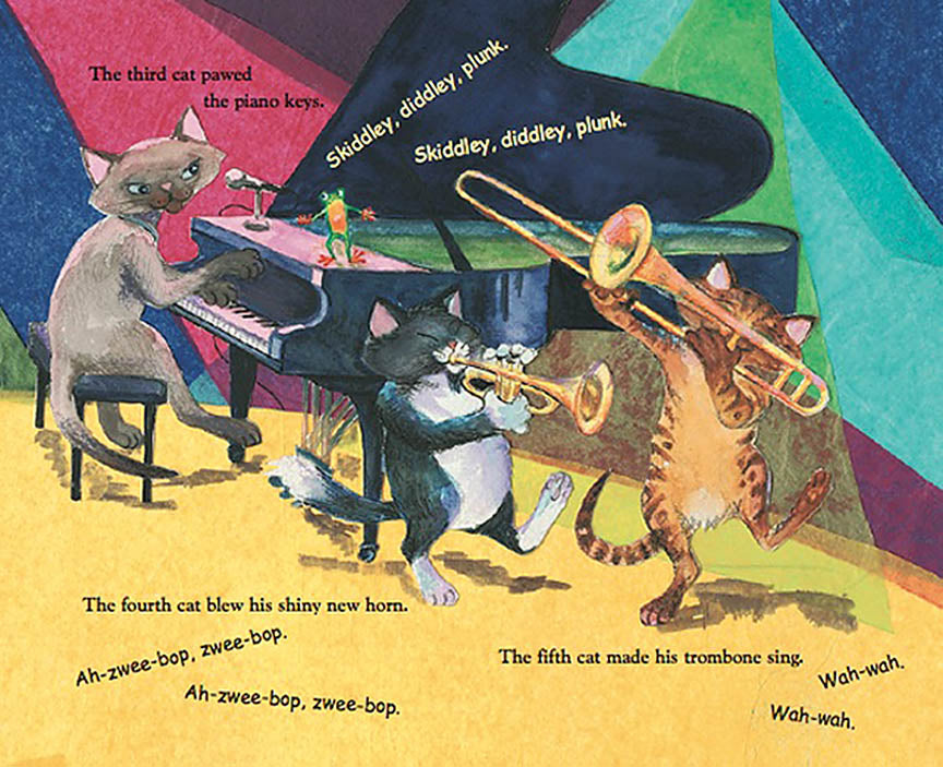 Freddie The Frog & The Flying Jazz Kitten Hardcover Book/Cd