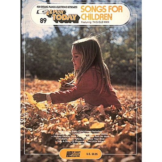 Ez Play Piano Volume 89 - Songs For Children Book