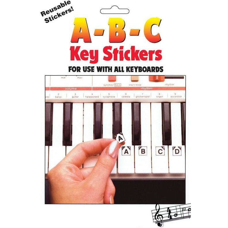 ABC Reusable Keyboard Stickers (42 Stickers)