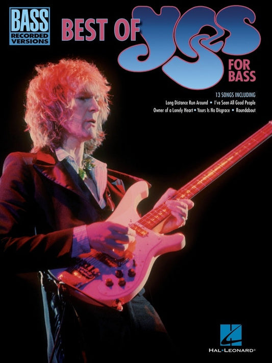 Best Of Yes Bass Recorded Versions Book