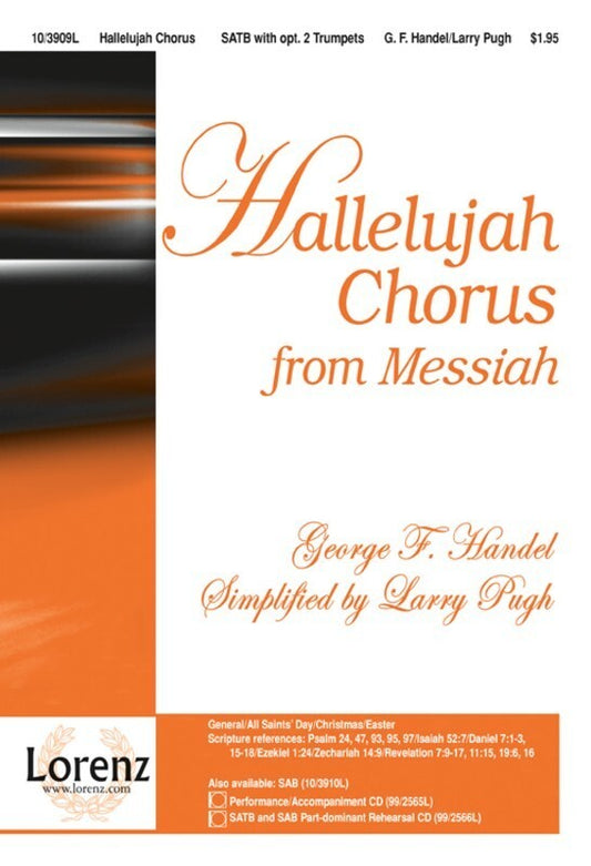 Hallelujah Chorus SATB Vocal Sheet Music