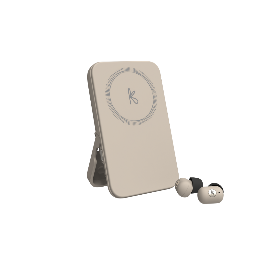 Kreafunk Tocharge Go Powerbank + Earbuds - Ivory Sand