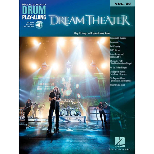 DREAM THEATER DRUM PLAYALONG V30 BK/OLA - Music2u