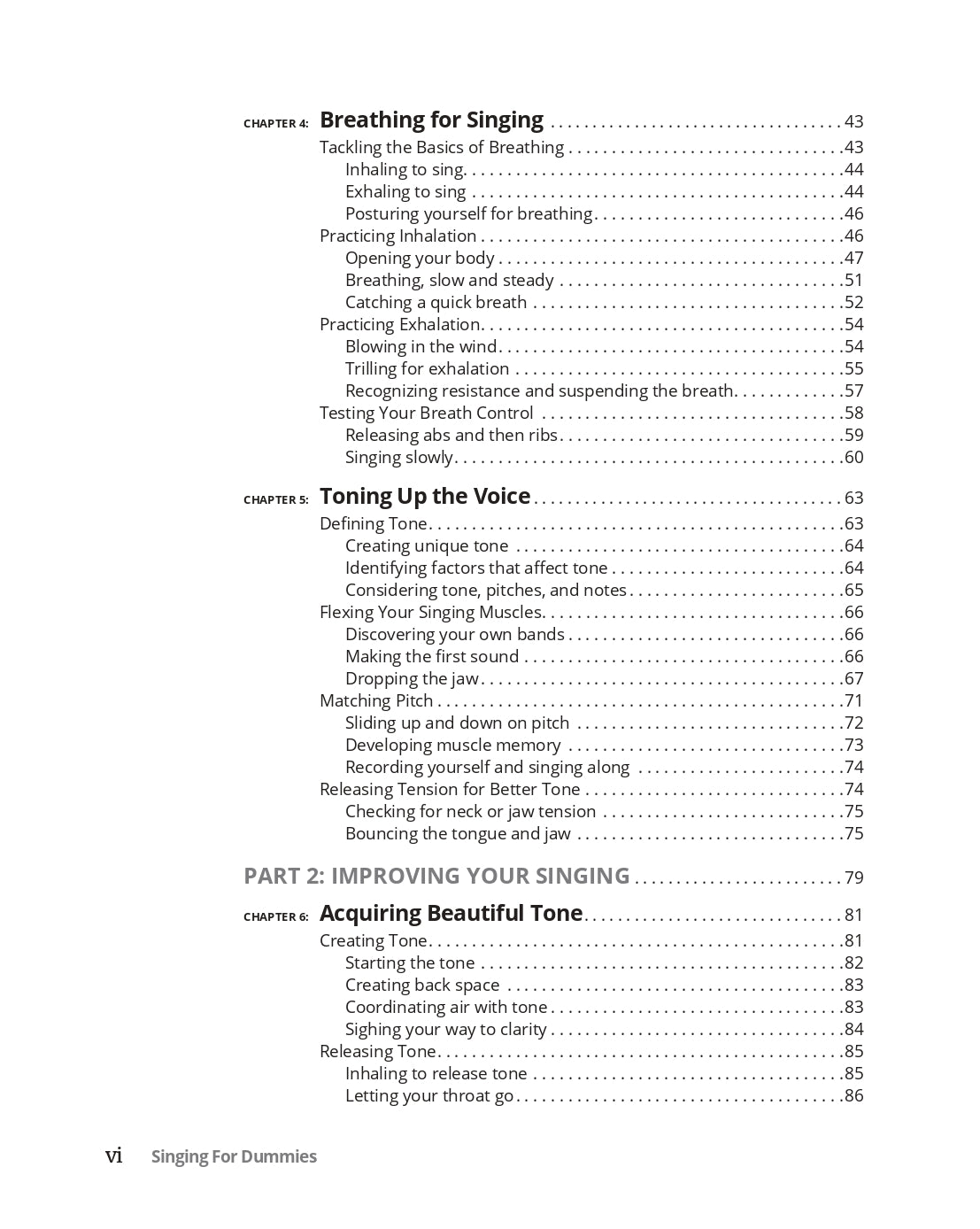 Singing for Dummies Book (3rd Edition)