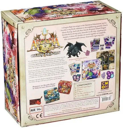 Boardgame: Arcadia Quest Chaos Dragon Expansion Pack