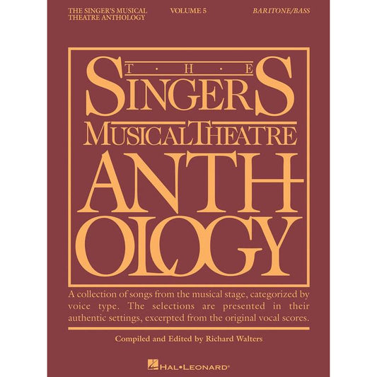 SINGERS MUSICAL THEATRE ANTH V5 BARITONE BASS - Music2u