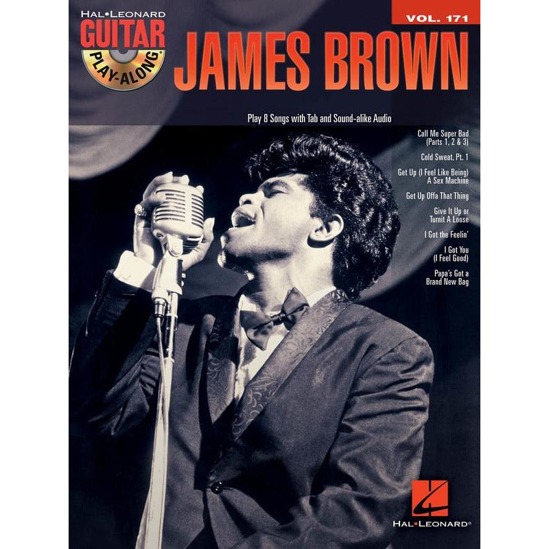 James Brown Guitar Play Along V171 Bk/Cd