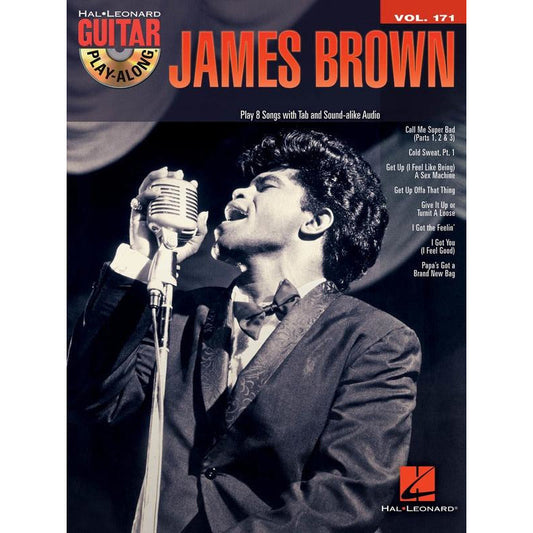 James Brown Guitar Play Along V171 Bk/Cd